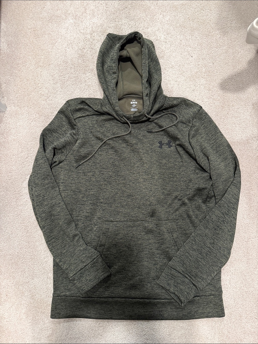 Under Armour Men’s Heathered Olive Hooded Pullover